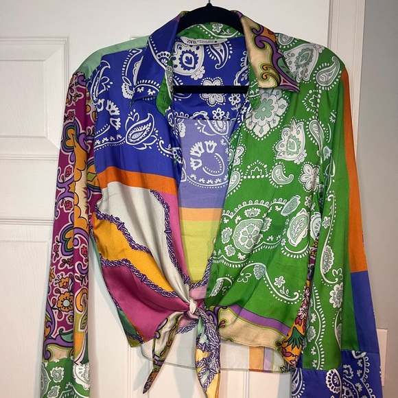 Zara Blouse Size M - Picture 2 of 3